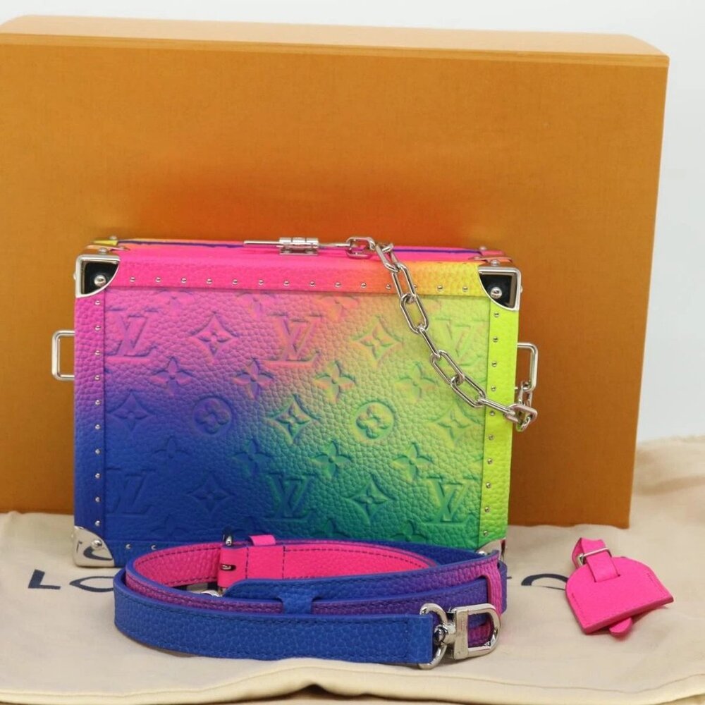 LOUIS VUITTON Monogram Illusion Soft Trunk Bag Multicolor M20476 LV Auth 52077SM - Picture 13 of 16